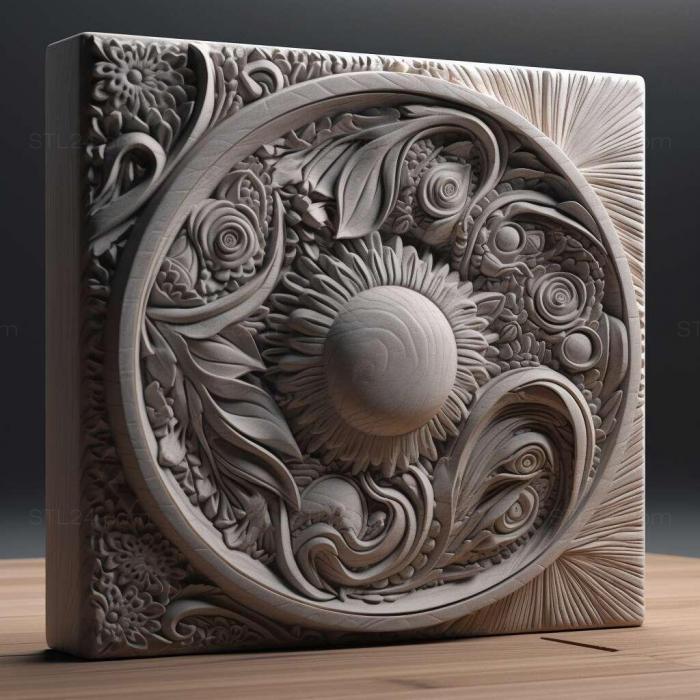 Patterns and decorations (stl gray 2, PATTERN_2738) 3D models for cnc